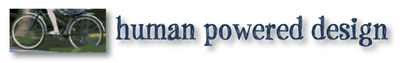 human powered design logo